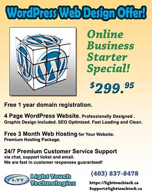 WordPress Web Design Offer!